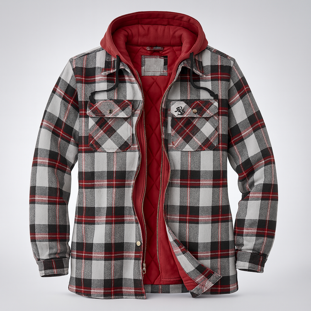 Hela™ | Stedelijk Gedurfde Patchwork Ruitjesjas