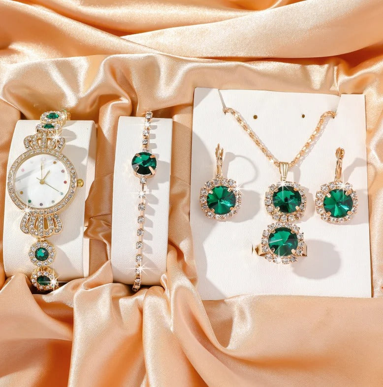 5-delige Luxe Dames Cadeau Horlogeset