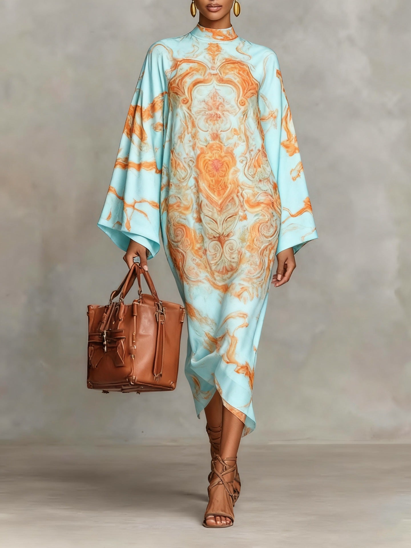 Rosalie Imprimé™ | Digitally Printed Retro Midi Dress