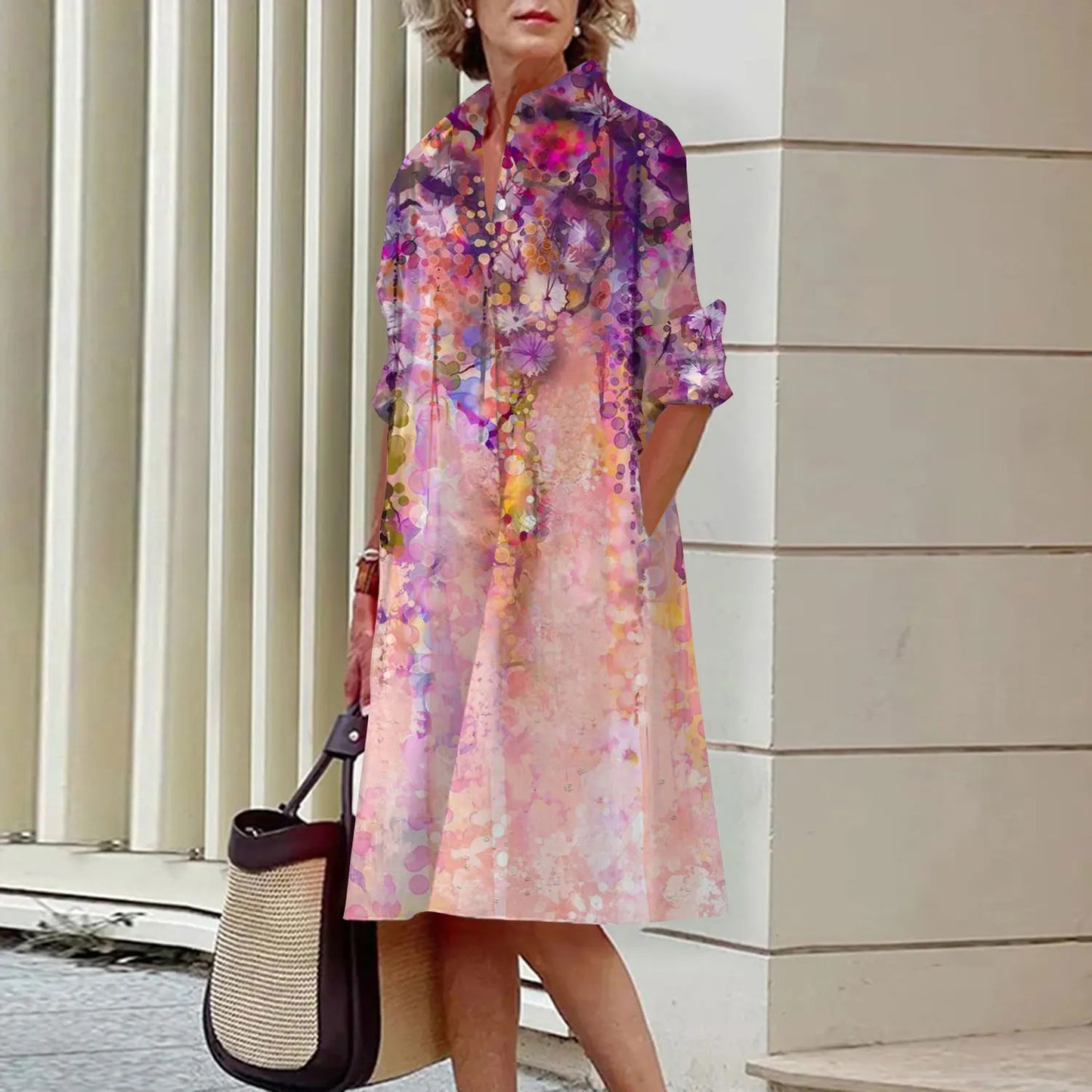 HELA JURK MET BLOEMENPATROON