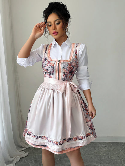 Hela - Printed belted dress