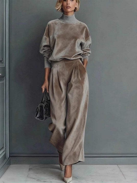 Élan Velours™ | Velvet Lounge Two-Piece Set