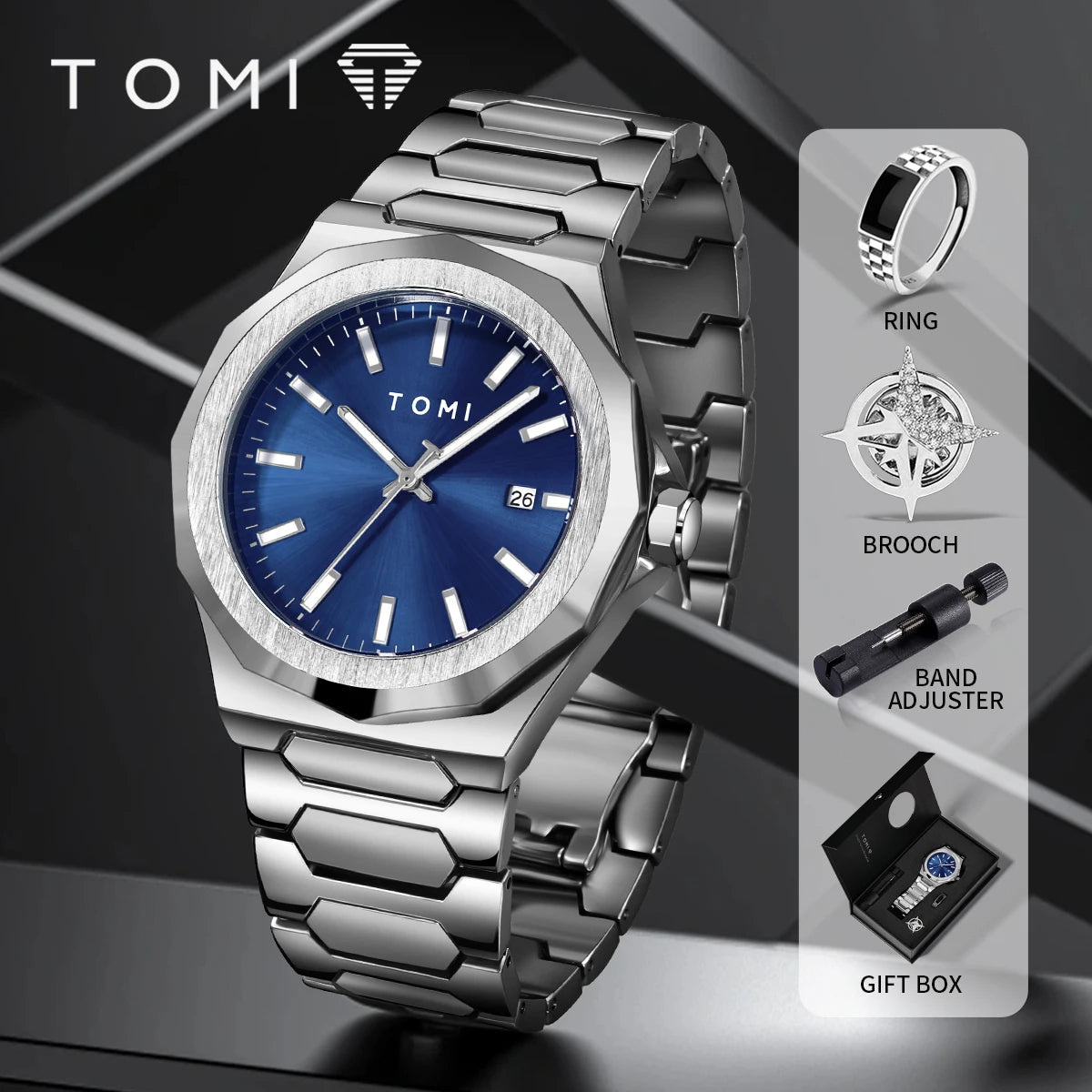 TOMI Luxe Horloge