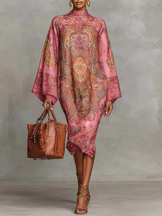 Rosalie Imprimé™ | Digitally Printed Retro Midi Dress