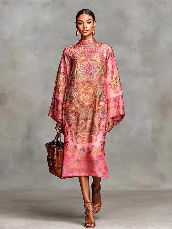 Rosalie Imprimé™ | Digitally Printed Retro Midi Dress