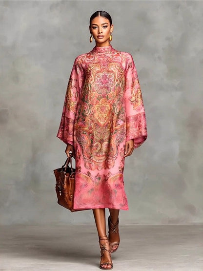 Rosalie Imprimé™ | Digitally Printed Retro Midi Dress