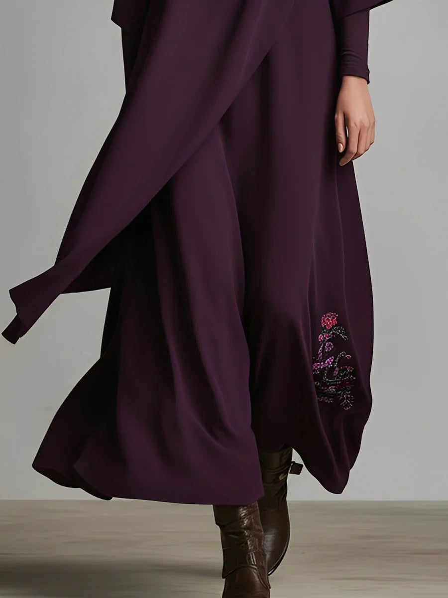 Celestine™ | Embroidered Loose-Fit Long Dress