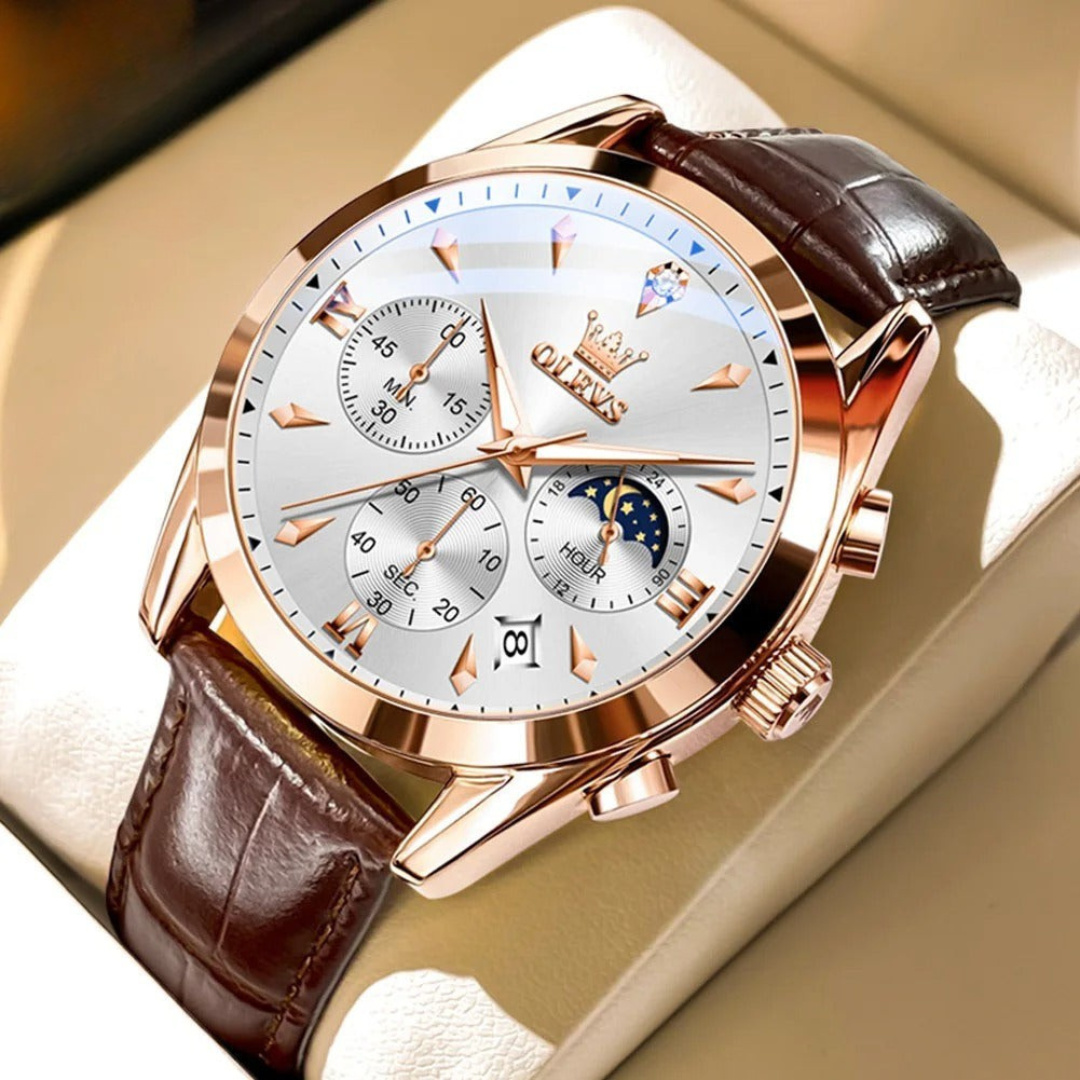 OLEV Luminescent Quartz HORLOGE