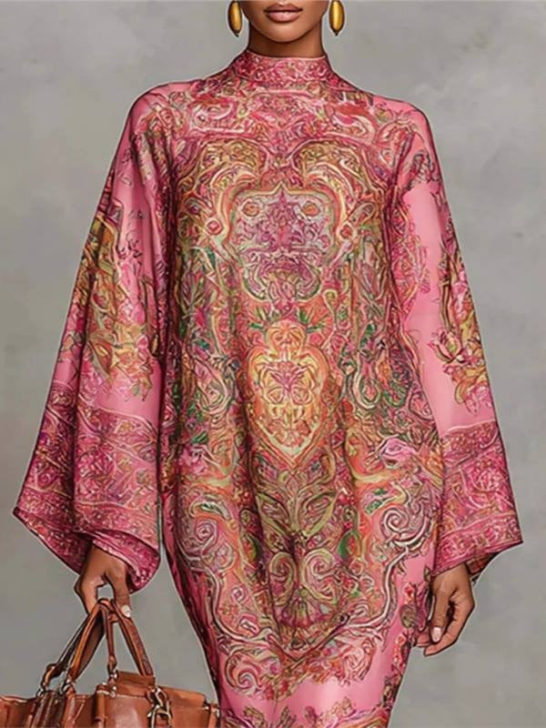 Rosalie Imprimé™ | Digitally Printed Retro Midi Dress