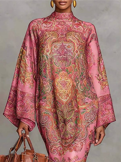 Rosalie Imprimé™ | Digitally Printed Retro Midi Dress