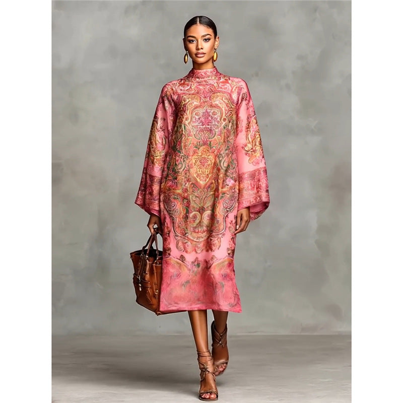 Rosalie Imprimé™ | Digitally Printed Retro Midi Dress