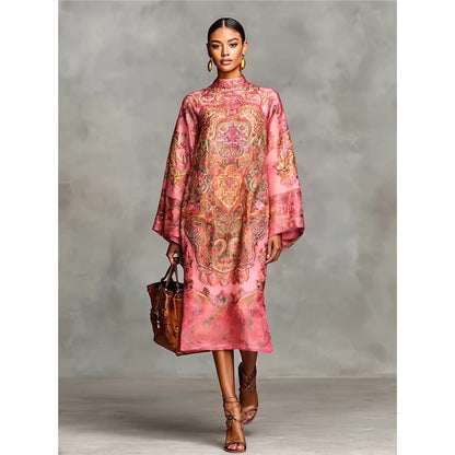 Rosalie Imprimé™ | Digitally Printed Retro Midi Dress