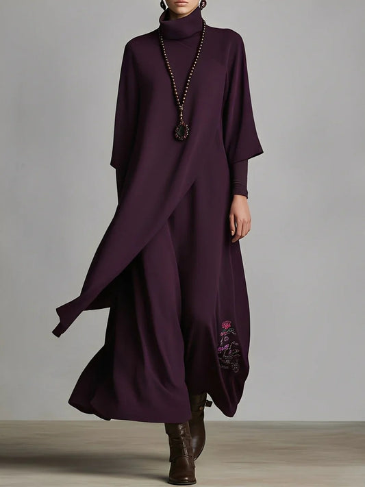 Celestine™ | Embroidered Loose-Fit Long Dress