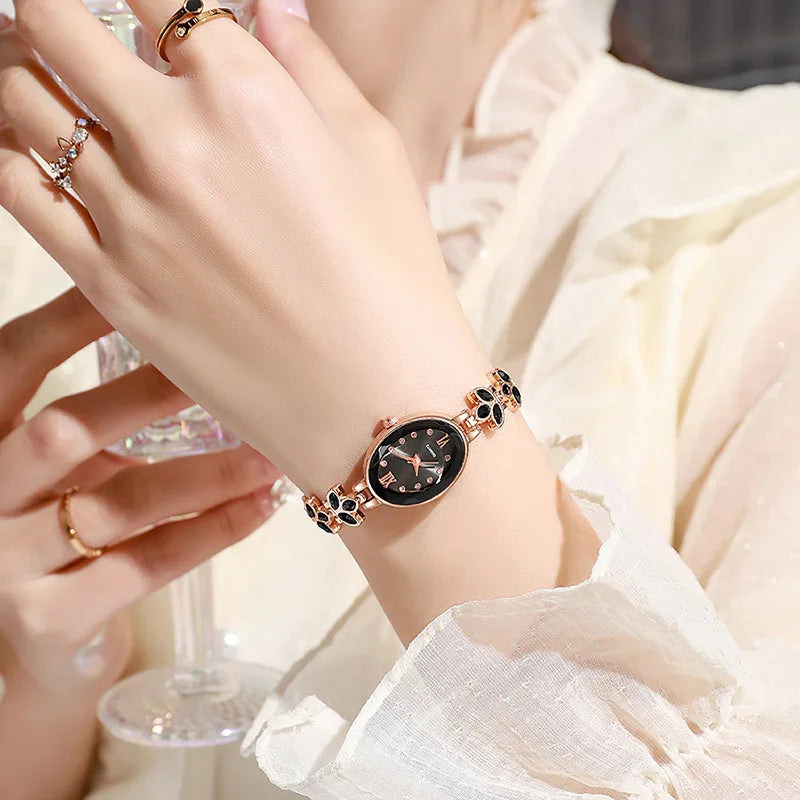 Elegante Dames Waterdichte Quartz Horloge