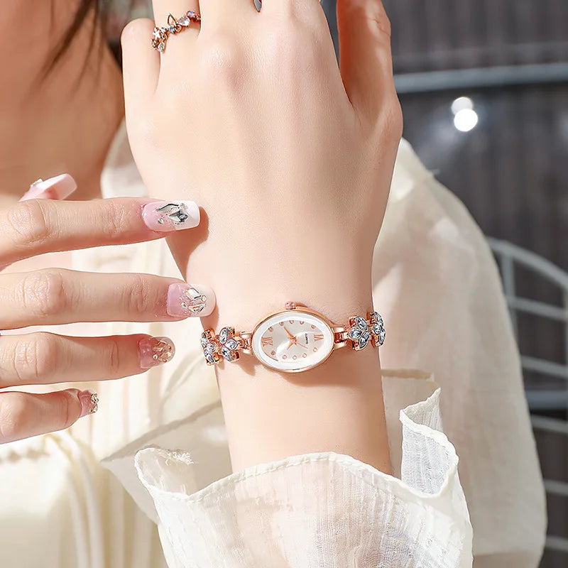 Elegante Dames Waterdichte Quartz Horloge