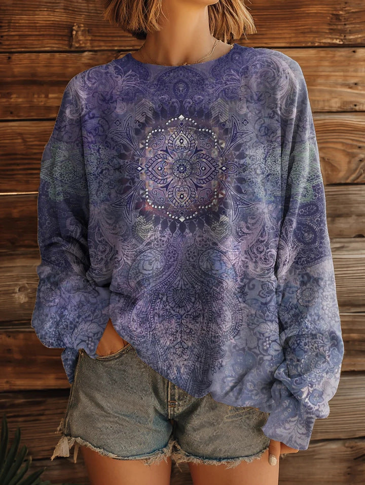 RETRO WESTERN STIJL SWEATSHIRT