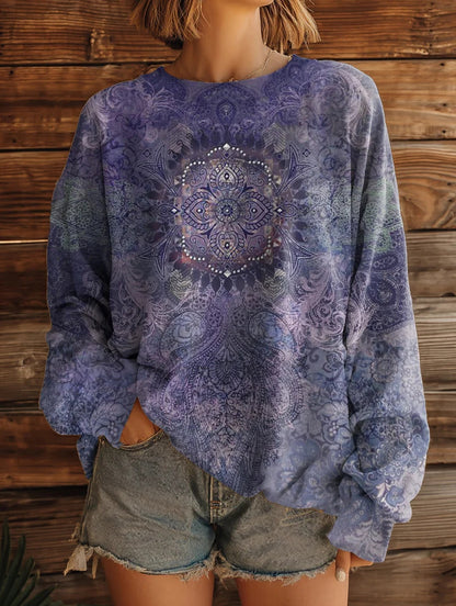 RETRO WESTERN STIJL SWEATSHIRT