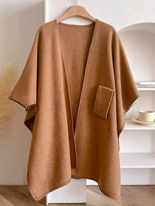 Hela- Cross Front Woolen Cloak