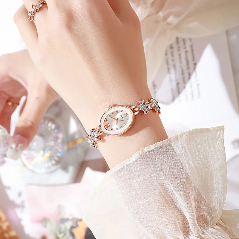 Elegante Dames Waterdichte Quartz Horloge