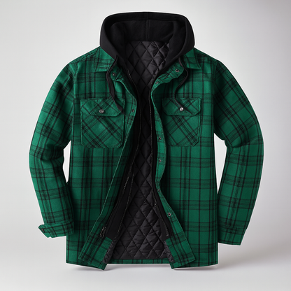 Hela™ | Stedelijk Gedurfde Patchwork Ruitjesjas