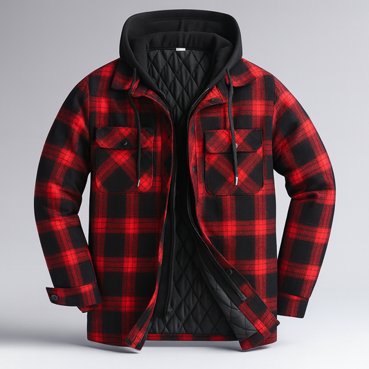 Hela™ | Stedelijk Gedurfde Patchwork Ruitjesjas