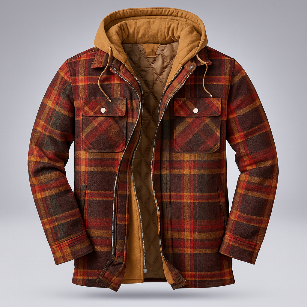 Hela™ | Stedelijk Gedurfde Patchwork Ruitjesjas