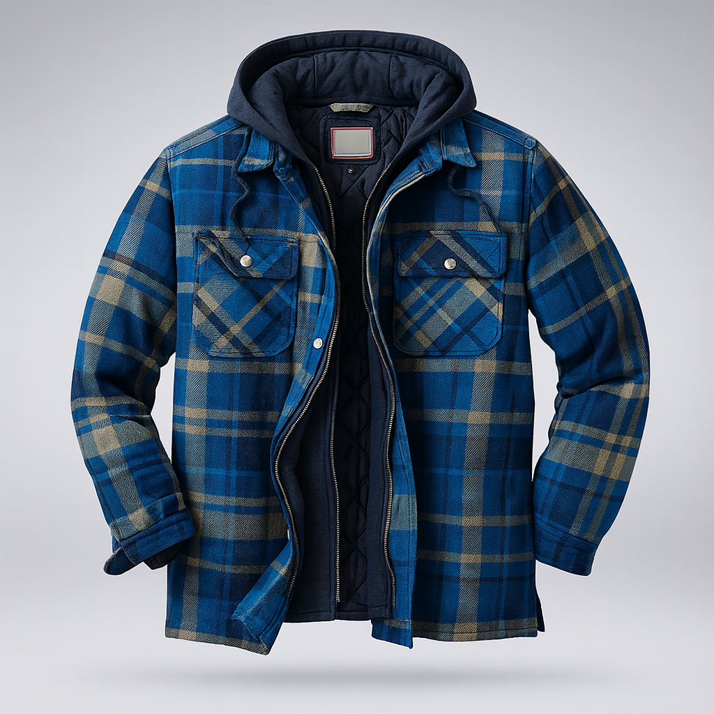 Hela™ | Stedelijk Gedurfde Patchwork Ruitjesjas