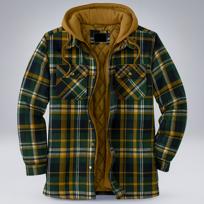 Hela™ | Stedelijk Gedurfde Patchwork Ruitjesjas