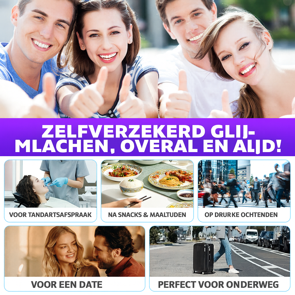 Ikzee Tandenbleek-, verfrissende Tabletten