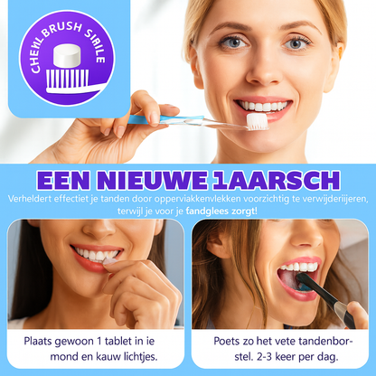 Ikzee Tandenbleek-, verfrissende Tabletten