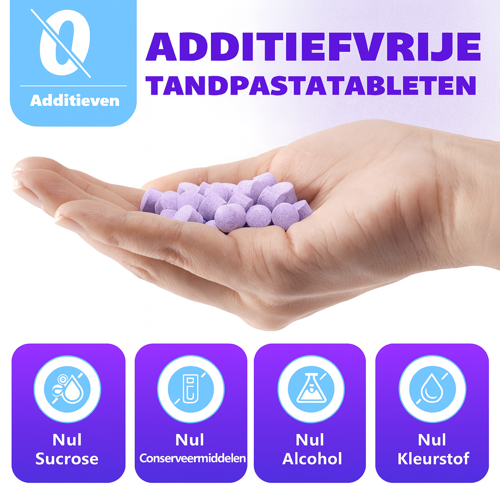Ikzee Tandenbleek-, verfrissende Tabletten