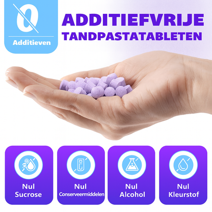 Ikzee Tandenbleek-, verfrissende Tabletten