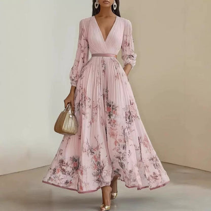 Celestine Pleated Dress™ | Effortless Holiday Elegance