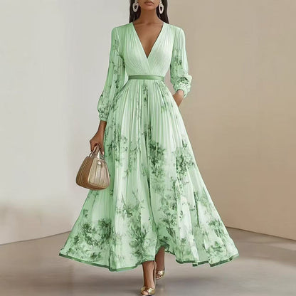 Celestine Pleated Dress™ | Effortless Holiday Elegance