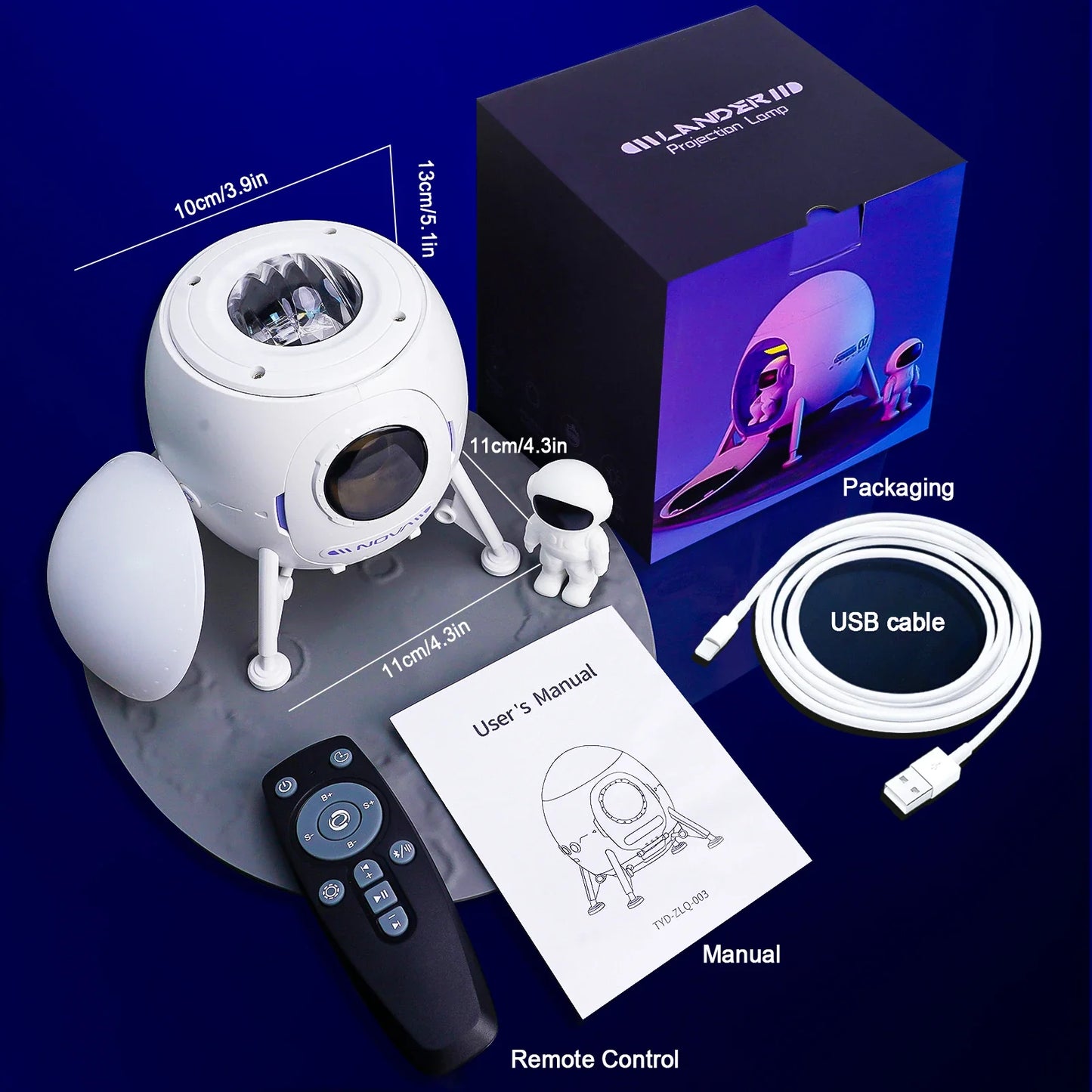 AstroX Galaxy Sterrenprojector Lamp