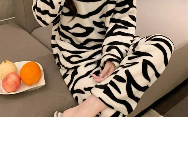 ZebraCozy Winter Pajamas