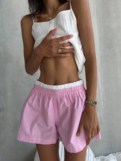 Hela Checkered Pajama Set