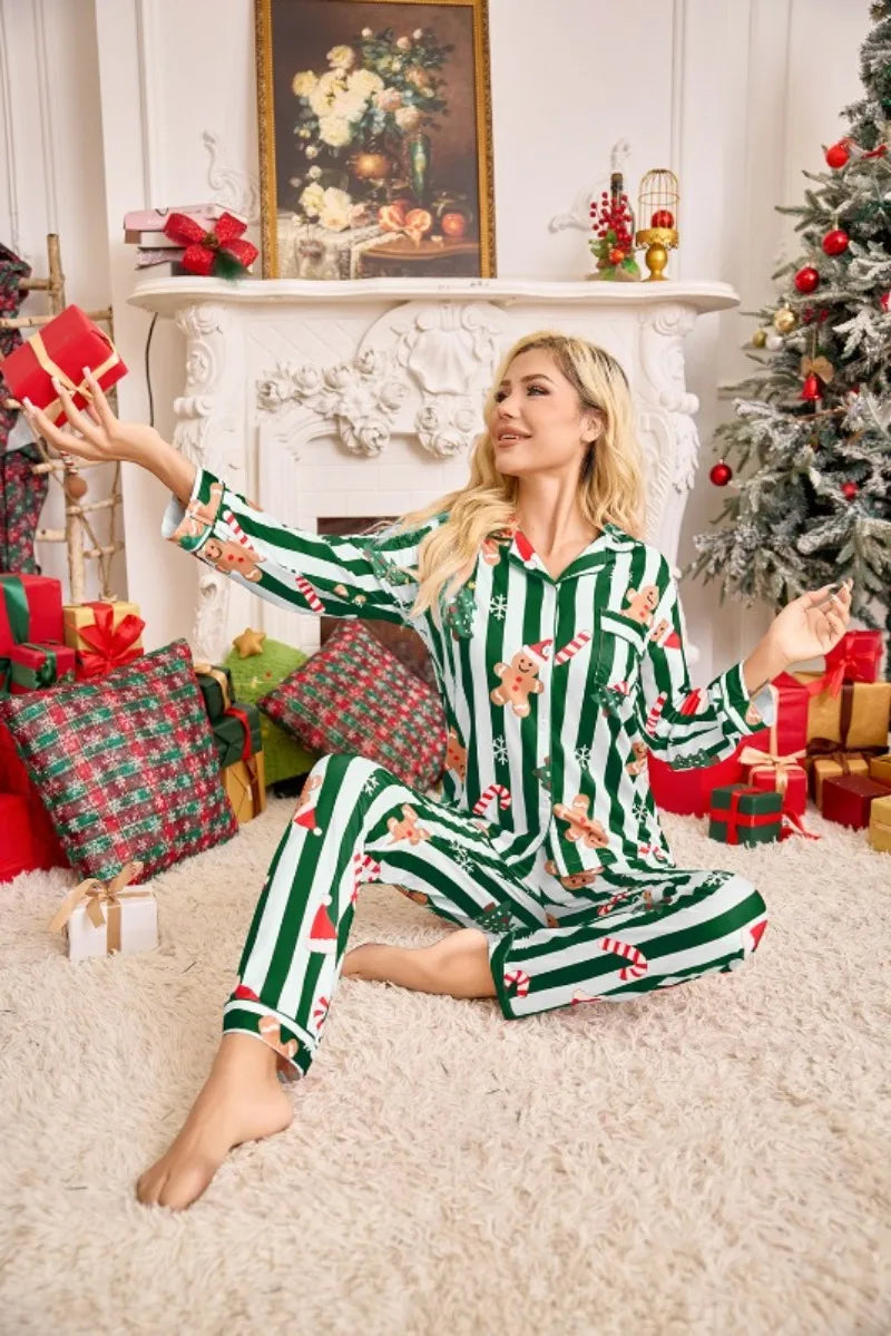 Jolly Stripes Christmas Lounge Set