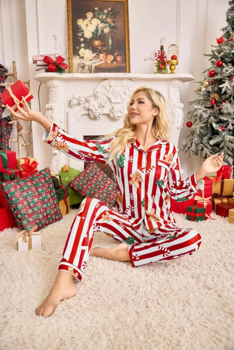 Jolly Stripes Christmas Lounge Set