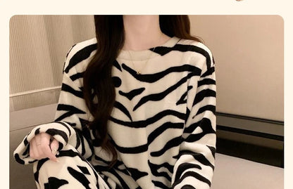 ZebraCozy Winter Pajamas