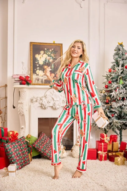 Jolly Stripes Christmas Lounge Set