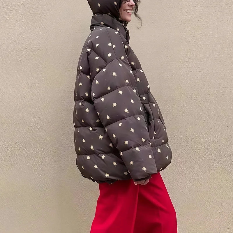 Hela Mireva Floral Puffer