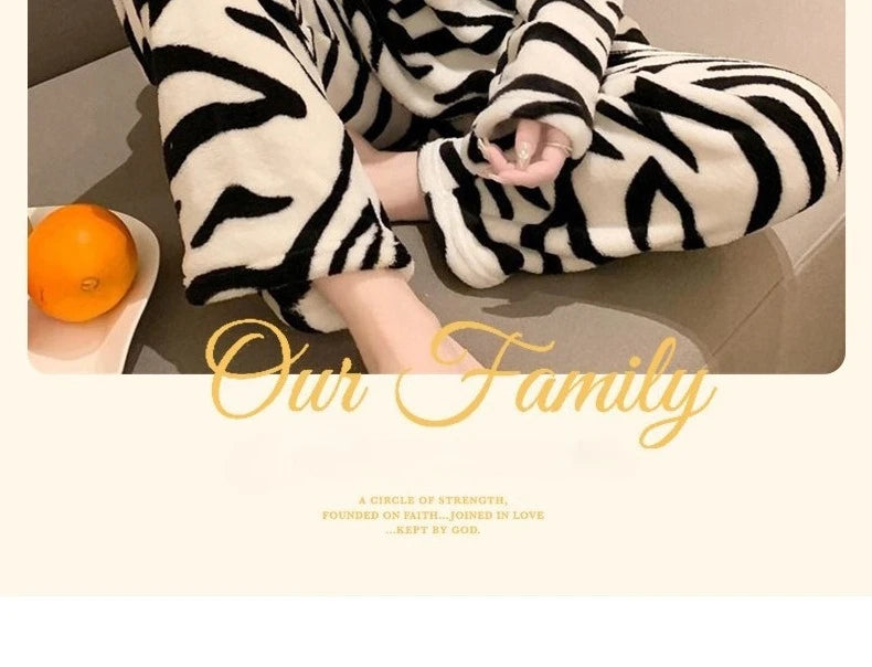 ZebraCozy Winter Pajamas