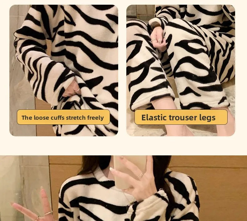 ZebraCozy Winter Pajamas