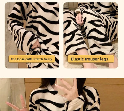 ZebraCozy Winter Pajamas