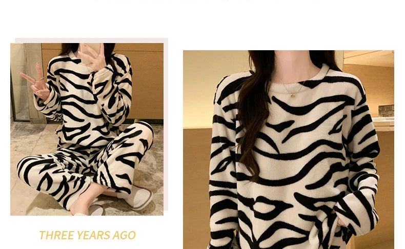 ZebraCozy Winter Pajamas