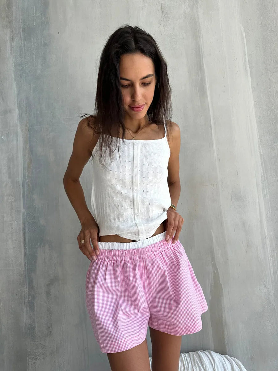 Hela Checkered Pajama Set