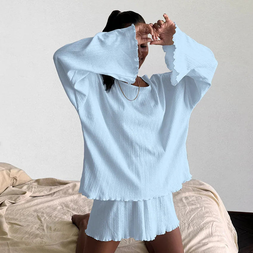 EAEOVNI Knitted Pajamas