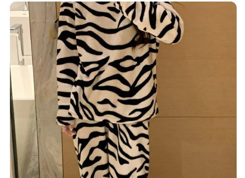 ZebraCozy Winter Pajamas