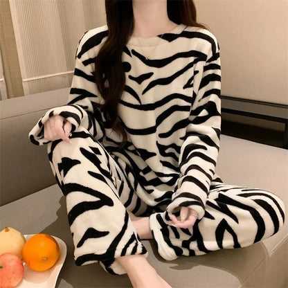 ZebraCozy Winter Pajamas